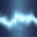 Music abstract background blue. Equalizer for music, showing sound waves with music waves, music background equalizer vector Royalty Free Stock Photo