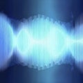 Music abstract background blue. Equalizer for music, showing sound waves with music waves, music background equalizer vector Royalty Free Stock Photo