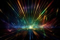 Music Abstract Textured Background With Colorful Light Rays And Laser Trails Royalty Free Stock Photo