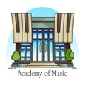 Music academy or conservatory building