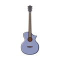 music acoustic guitar cartoon vector illustration Royalty Free Stock Photo