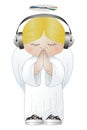 The Music Angel Royalty Free Stock Photo