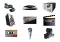 Music/audio icon set