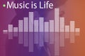 Music Audio Melody Wave Graphic Concept