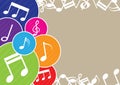 Music background Royalty Free Stock Photo