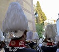 Music band of the Aurora de Granada procession Royalty Free Stock Photo