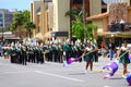 Music Band in Burbank On Parade Royalty Free Stock Photo