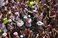 Music band playing during the Much de reig celebrations in sineu mallorca