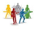 Music Bands graphic vector