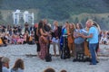 Music at a beach vigil for Christchurch, New Zealand mosque shooting victims