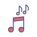 Music beats Vector icon which can easily modify or edit