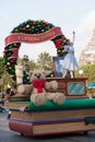 Music box float at Disneyland Christmas Fantasy parade