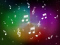 Music Color Background Means Jazz Classical And Notes