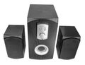 Music concept. Three speakers isolated. png transparent