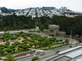 Music Concourse in San Francisco Golden Gate park Royalty Free Stock Photo