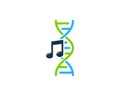 Music Dna Logo Icon Design Royalty Free Stock Photo
