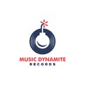 Music Dynamite Concept illustration vector Design template