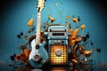 music energy (+clipping path, xxl Royalty Free Stock Photo