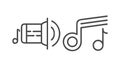 Music Equalizer Icon Vector Design, vector design Generative AI Royalty Free Stock Photo