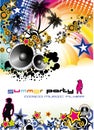 Music Event Discoteque Flyer Royalty Free Stock Photo