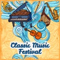 Music festival poster