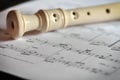 Music flute Royalty Free Stock Photo