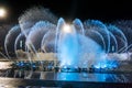 The music fountain square is in Dalian