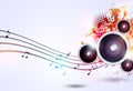 Music Funky Bright Background