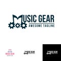 Music Gear with letter M