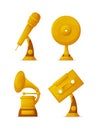 Music Gold Prize Trophies, Musical Art Awards