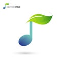 Music Green Logo Templates