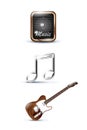 Music icons set