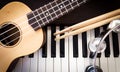 Music instruments. Royalty Free Stock Photo