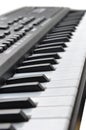 Music keyboard keys Royalty Free Stock Photo