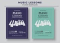 Music Lessons Flyer Template, Piano Lessons Poster, Music Class Poster, Guitar Lessons Poster