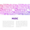 Music Line Design Template