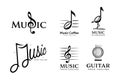 Music logo design collection