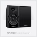 Music Loud Speakers isolated Royalty Free Stock Photo