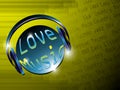 Music Lover Background Royalty Free Stock Photo