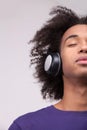 Music lover. Royalty Free Stock Photo