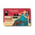 Music lover sale discount gift card. Branding design for music