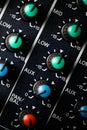 Music mixer desk Royalty Free Stock Photo
