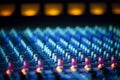 Music Mixer Mastering Sound Royalty Free Stock Photo