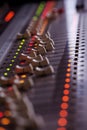 Music mixing console