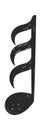 Music note creative melody symbol Royalty Free Stock Photo