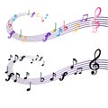 Music note design Royalty Free Stock Photo