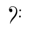 Music note doodle drawn style Royalty Free Stock Photo