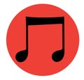 Music Note Icon Royalty Free Stock Photo