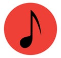 Music Note Icon Royalty Free Stock Photo