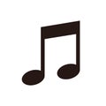Music note icon Royalty Free Stock Photo